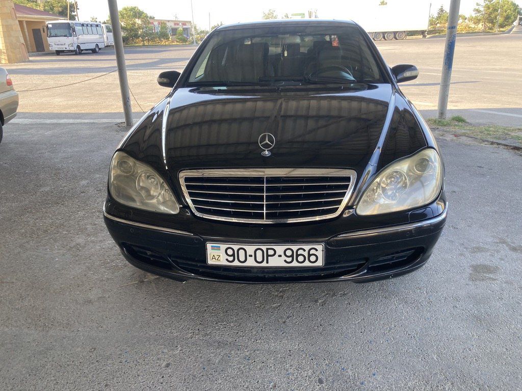 Mercedes S 350, 3.7 L, 2002 il, 388 238 km — Avtomobillər, Bakı (10)