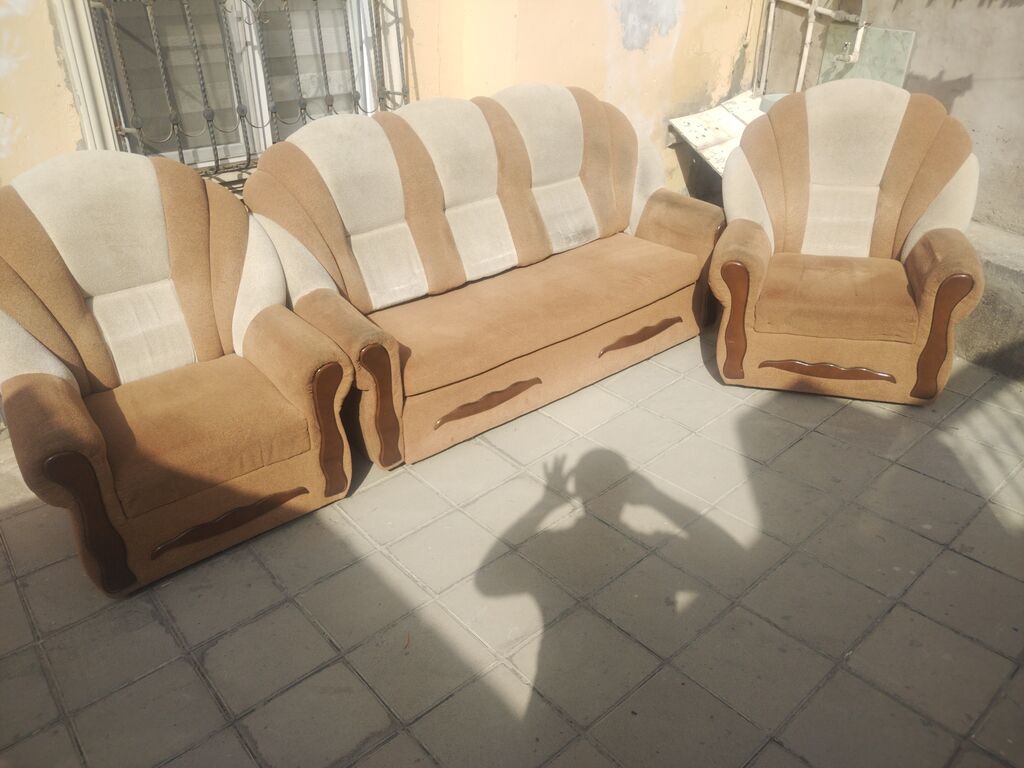 İşlənmiş, Klassik divan, Bazasız, Açılmayan — Yumşaq mobilya dəstləri, Bakı (3)