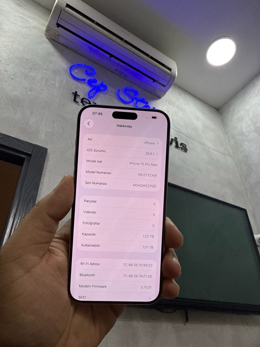 Apple iPhone 15 Pro Max White Titanium 1TB/8GB — Smartfonlar, Bakı (3)