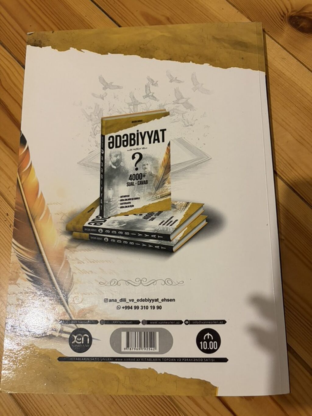 Ədəbiyyat – 4000+ Sual-Cavab kitabı (müəllif: Əhsən Abbas) - Mövzu — Kitablar, Bakı (2)