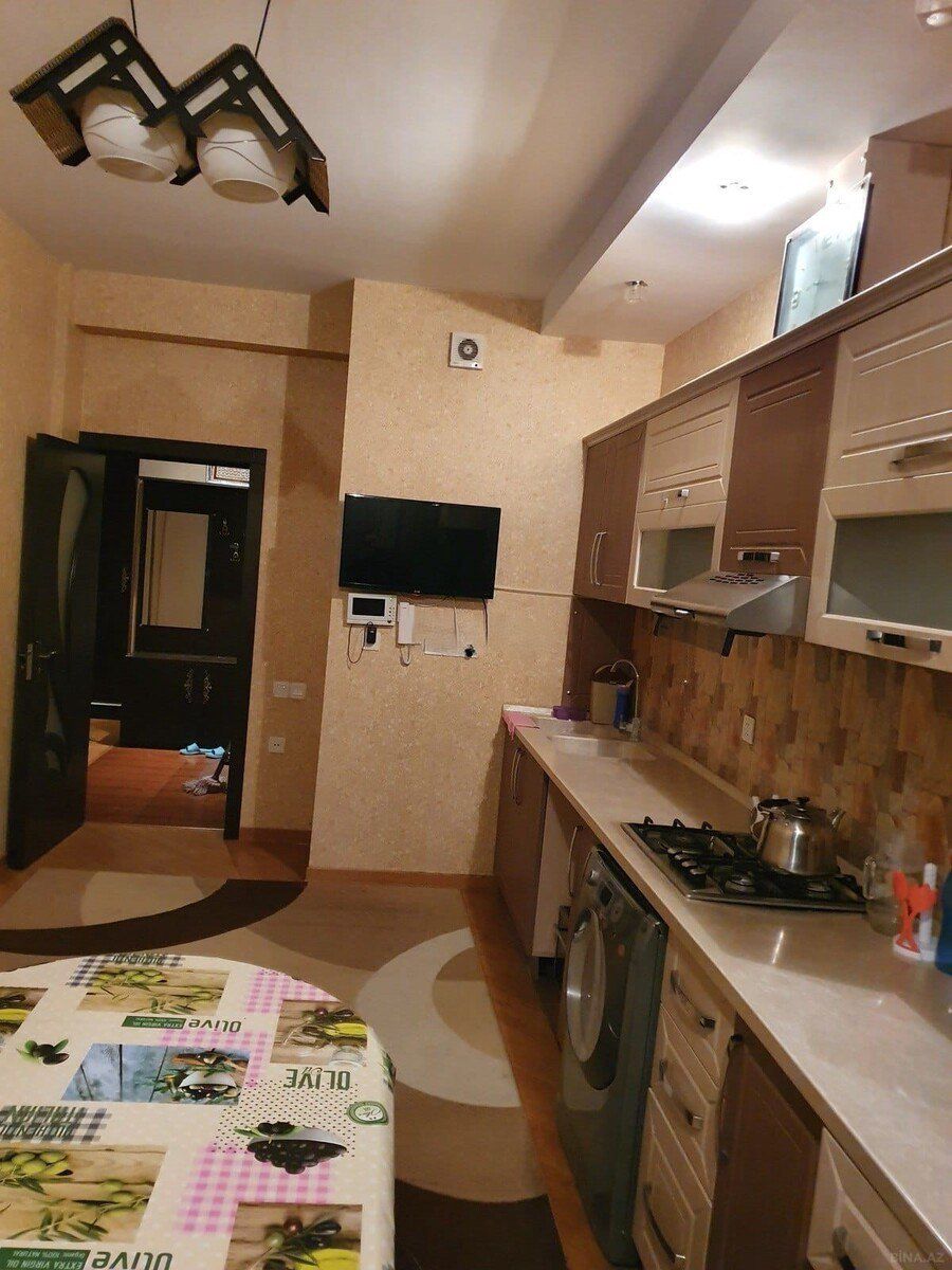 İcarəyə verilir 3 otaqlı yeni tikili 130 m² — Mənzil, Bakı (10)