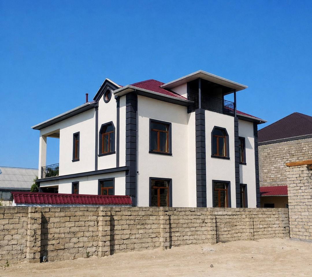 Satılır 7 otaqlı həyət evi/bağ evi 380 m² — Ev, villa, Bakı (5)