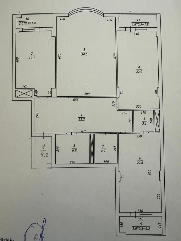 Satılır 3 otaqlı yeni tikili 154 m² — Mənzil, Bakı (5)