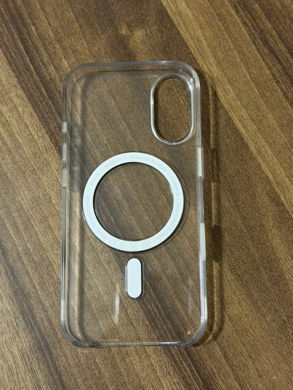 Şəffaf MagSafe uyğun telefon qabı - Modellər: Kamera kəsiyi və düymə — Digər, Qobu (3)