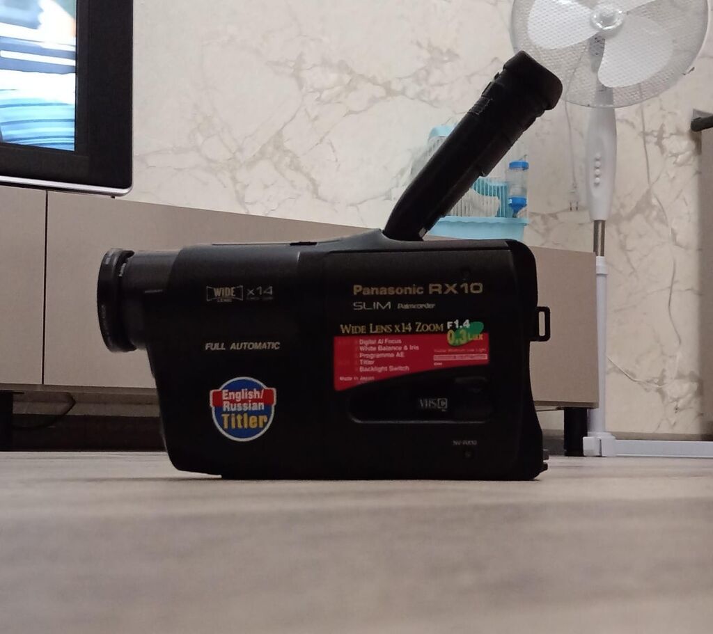 Panasonic RX10 Slim Palmcorder – Vhs-c videokamera - Geniş bucaq — Video kamera, Bakı (2)