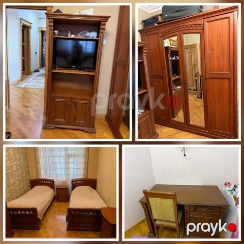 Oğlan və qız üçün, İşlənmiş, 2 təknəfərlik çarpayı, Yazı masası, Dolab, Tumba