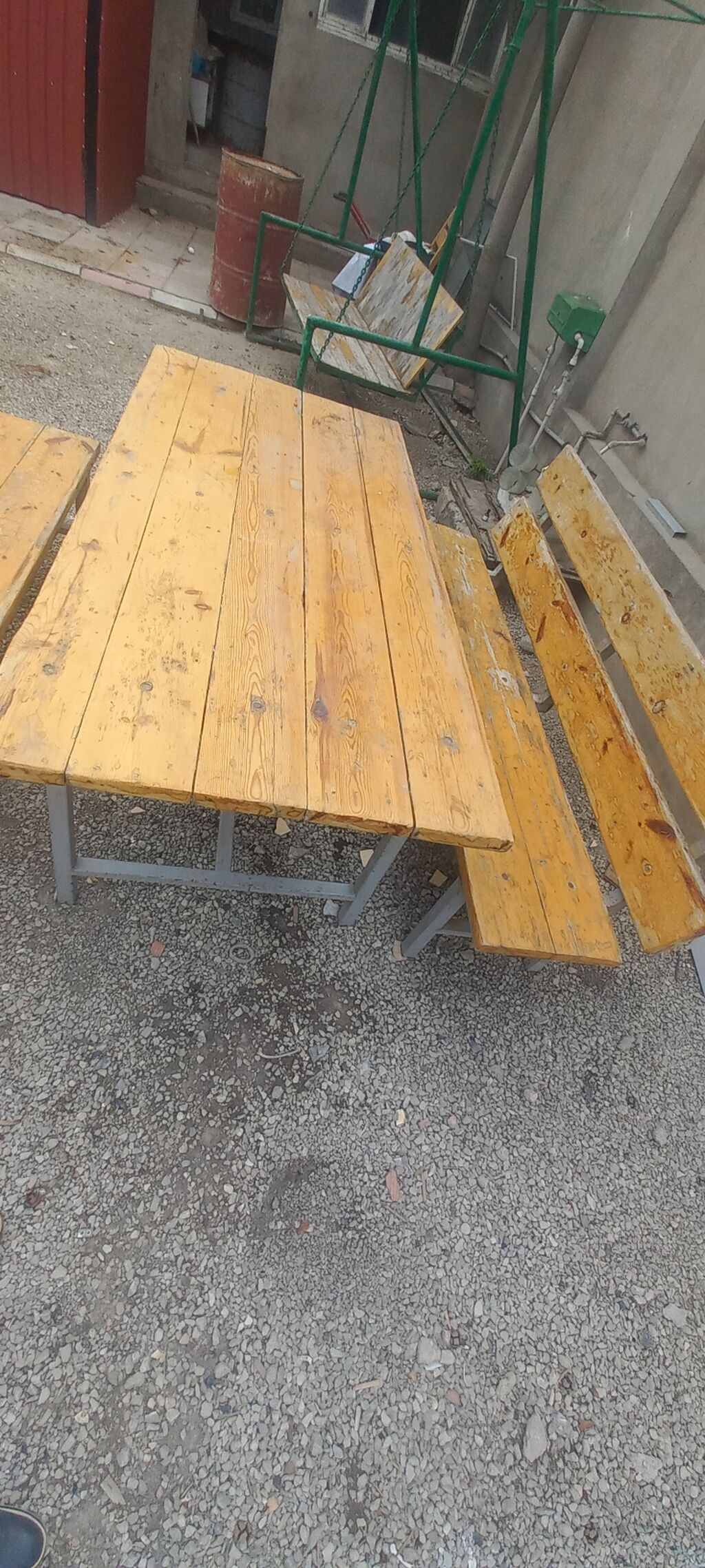 Bağ yelləncəyi və piknik dəsti Məhsul təsviri: - Gücləndirilmiş metal — Mobilya dəstləri, Sumqayıt (5)