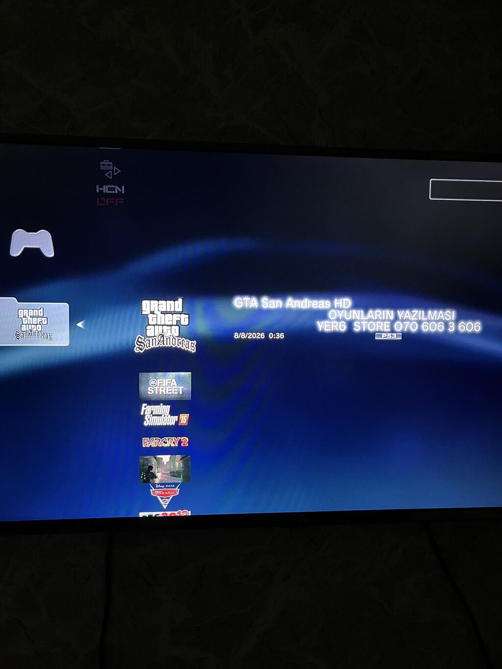 Playstation 3 Super slim model 500 gb yaddaş, İdeal vəziyyətdəheç bir — Oyun konsolları, Bakı (6)