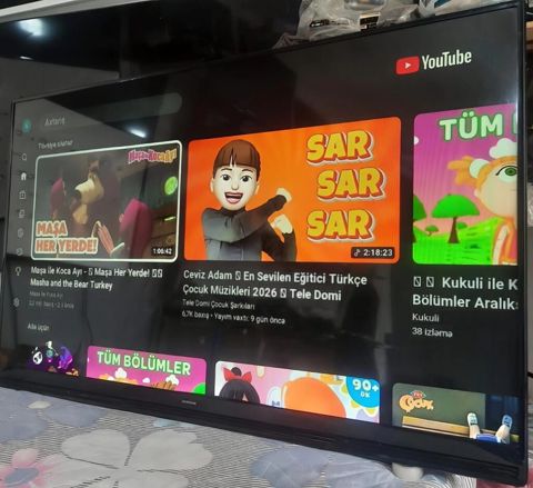 Samsung TV satilir. 127 dioqanal smart. İdeal veziyyetde. Qiymet 450 — Sumqayıt