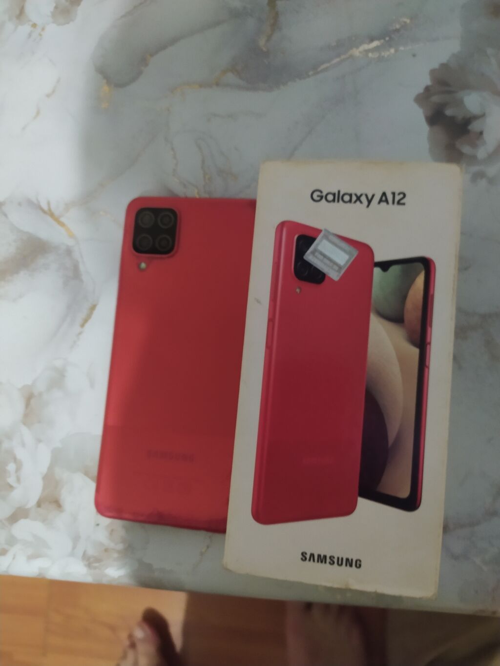 Samsung Galaxy A12, 32 GB, rəng - Qırmızı, İki sim kartlı — Samsung, Bakı (3)