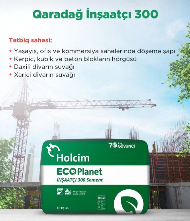 "Holcim" sement — Təmir və inşaat, Bakı (2)