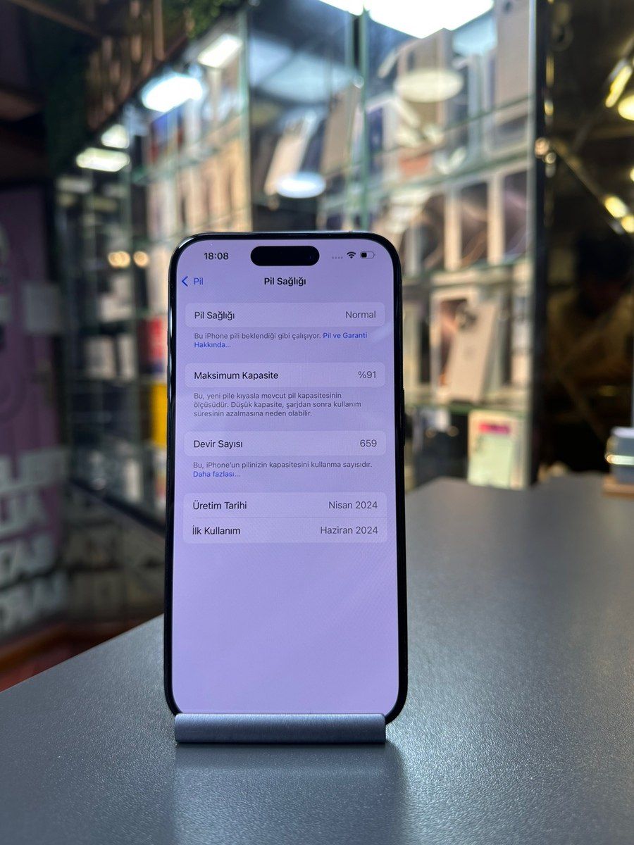 Apple iPhone 15 Pro Blue Titanium 128GB/8GB — Smartfonlar, Bakı (3)