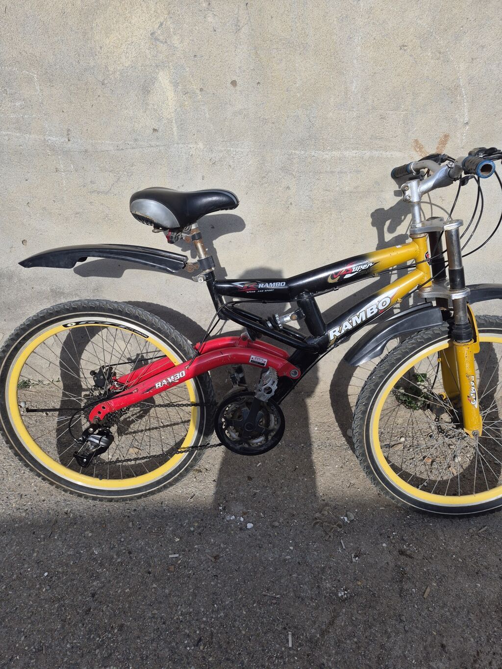 Rambo Speed and Sport dağ velosipedi - Tam asqılı (full suspension) — Dağ velosipedləri, Bakı (4)