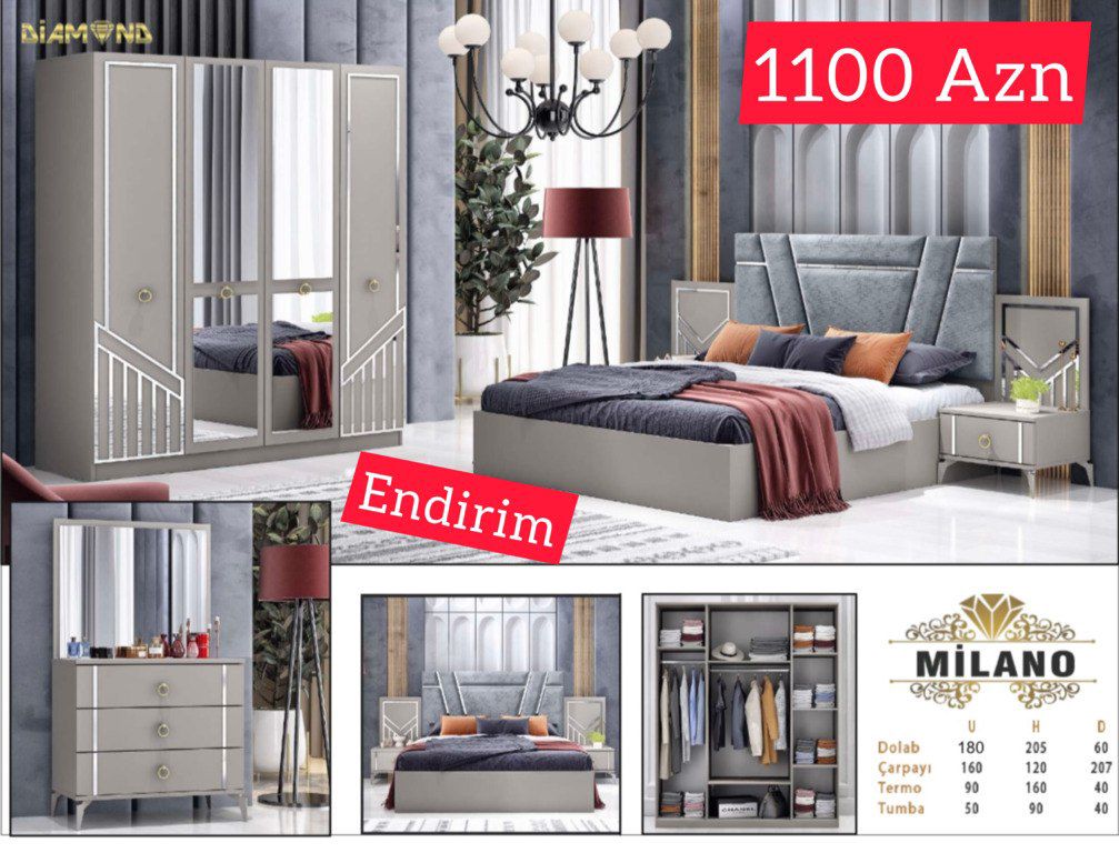 Yataq otağı mebeli — Matraslar, Bakı (10)