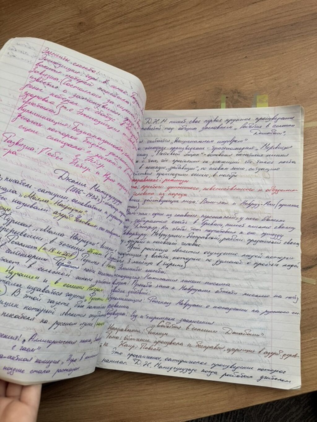 Məhsul: Məktəb dəftəri (əl yazılı konspektlərlə) Xüsusiyyətlər — Ofis malları, Bakı (5)