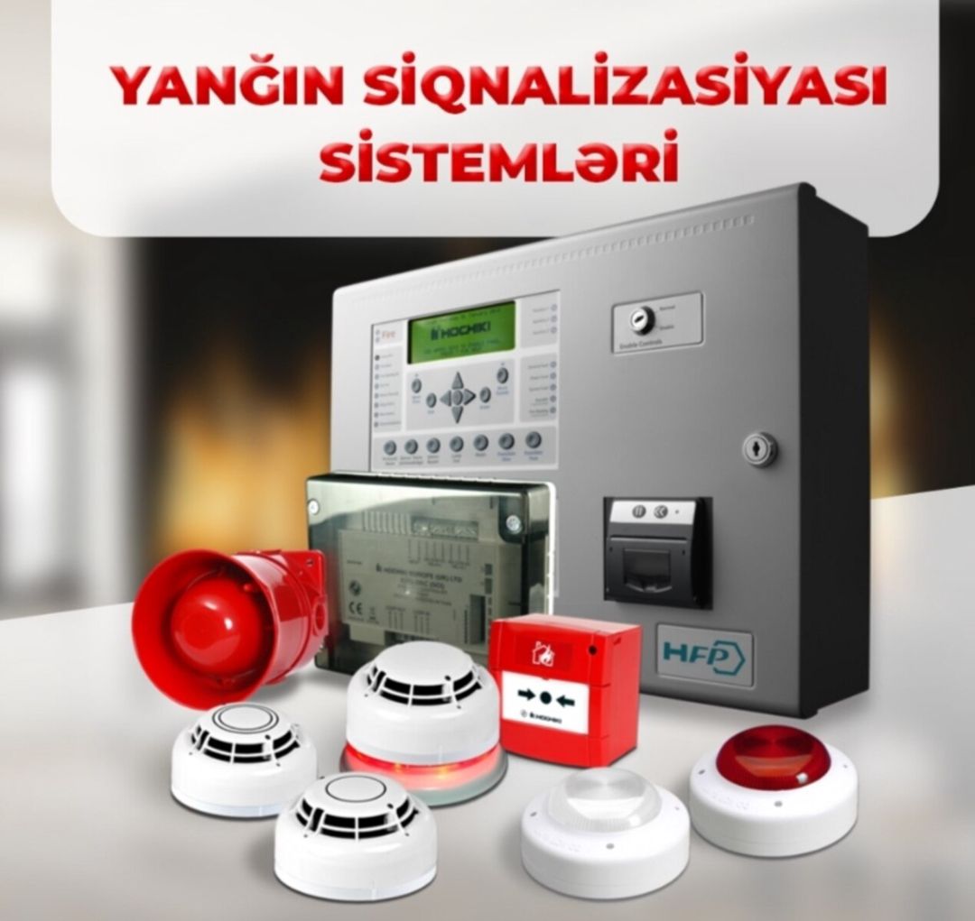 Yanğın siqnalizasiya sistemi — Ağıllı ev və təhlükəsizlik, Bakı (3)