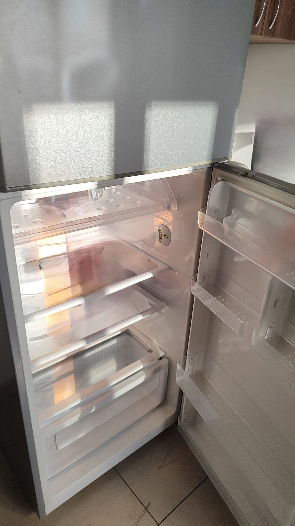 Samsung ikikameralı soyuducu - Rəng: gümüş (inox görünüşlü) - Üst — Soyuducular, Bakı (2)