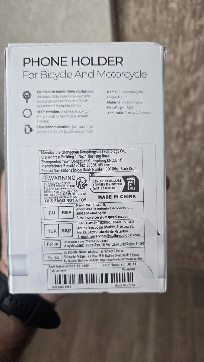 Moto üçün mobil telefon tutacağı — Ehtiyat hissələri və aksesuarlar, Bakı (3)