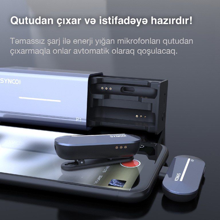 Telefon üçün simsiz yaxa mikrofonları — Elektronika, Bakı (10)