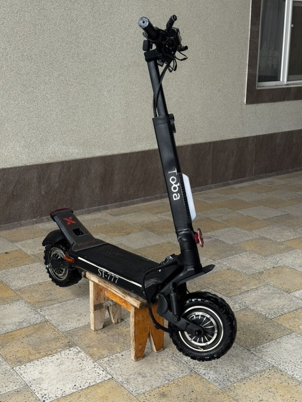 Güclü elektrikli skuter – ST-777 Xüsusiyyətlər: - Güclü ikili motor — Skuterlər, Gədəbəy