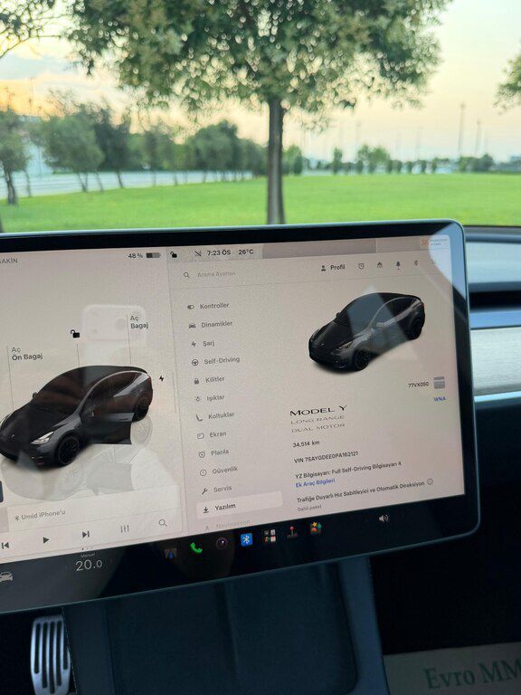 Tesla Model Y, 75 kWh, 2023 il, 34 800 km — Avtomobillər, Bakı (12)