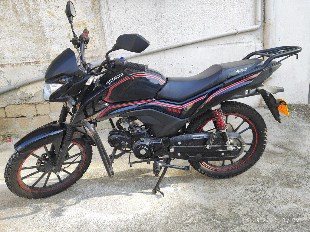 Tufan M50, 50 sm3, 2025 il, 573 km — Motosikletlər, Bakı (2)