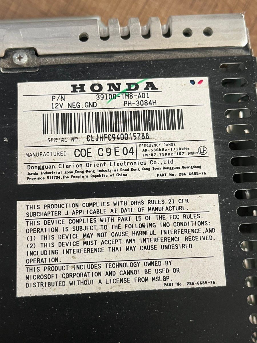 Honda insight maqnitolası — Ehtiyat hissələri və aksesuarlar, Sumqayıt (3)