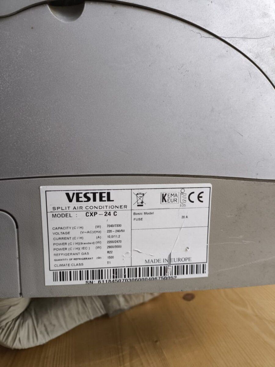 Kondisioner Vestel — Ev texnikası, Bakı (3)