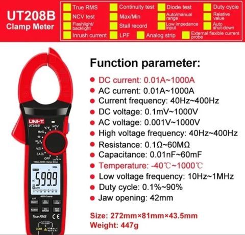 Cərəyan sıxacı "Uni-t UT 208B" — Bakı