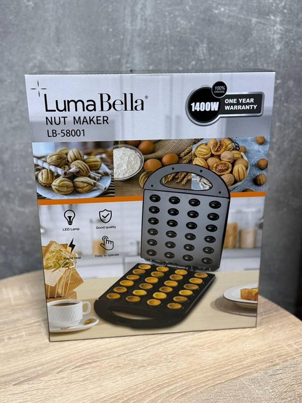 LumaBella Nut Maker LB-58001 – qoz formalı şirniyyat qəlibi - Güc — Digər mətbəx texnikası, Digah (3)
