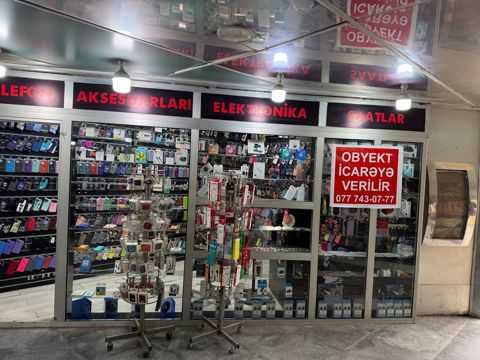 İcarəyə verilir obyekt 12 m² — Bakı