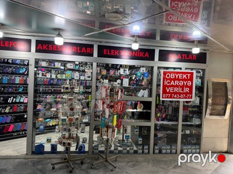 İcarəyə verilir obyekt 12 m²