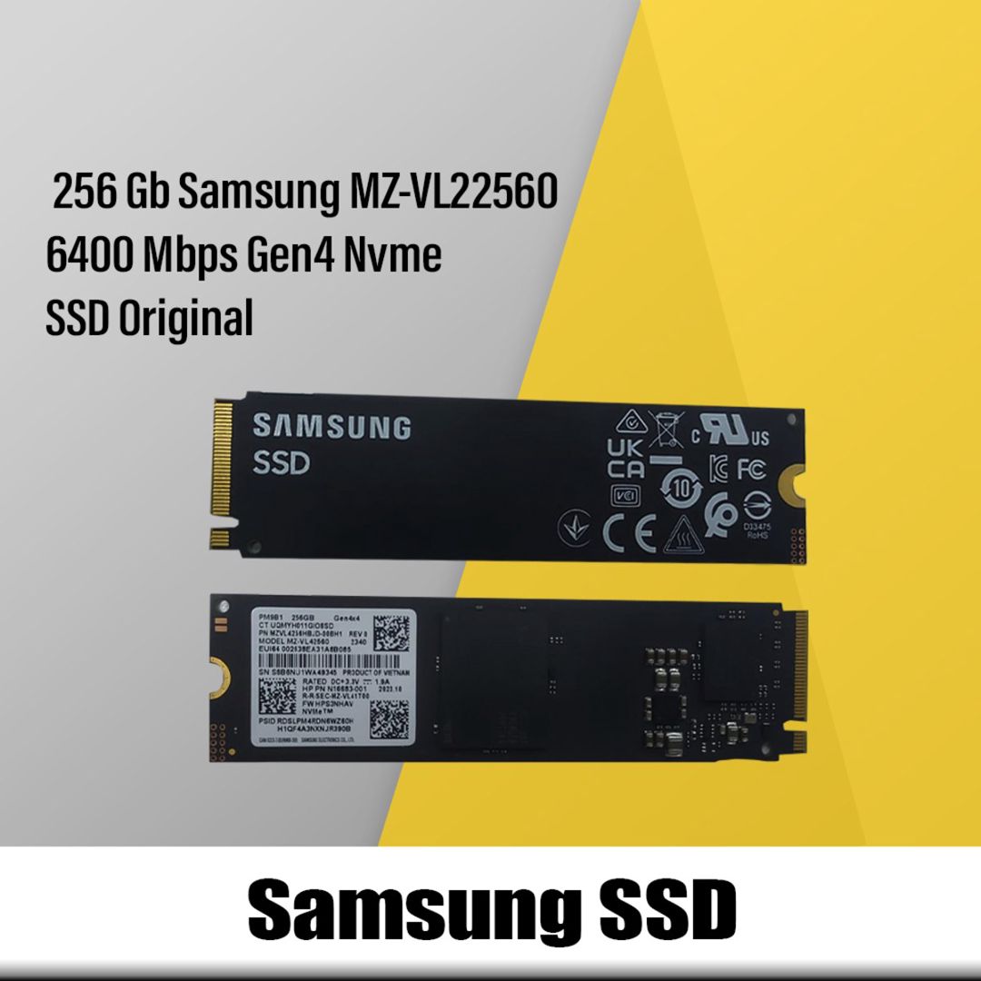 SSD "Samsung 256GB MZ-VL22560 NVMe 6400 Mbps" — Elektronika, Bakı