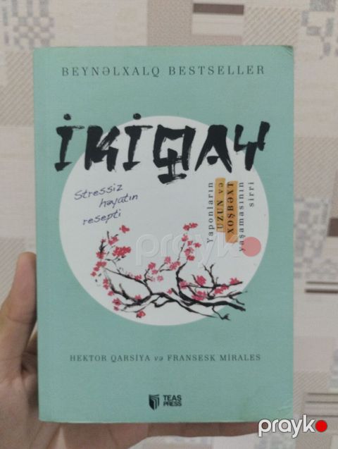 Məhsul: Kitab – “İkigai: Stressiz həyatın resepti” Müəlliflər: Hektor — Masazır