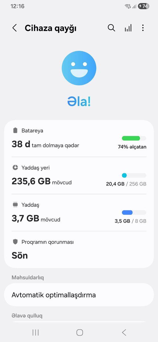 Samsung Galaxy A25 Optimistic Blue 256GB/8GB — Smartfonlar, Bakı (7)