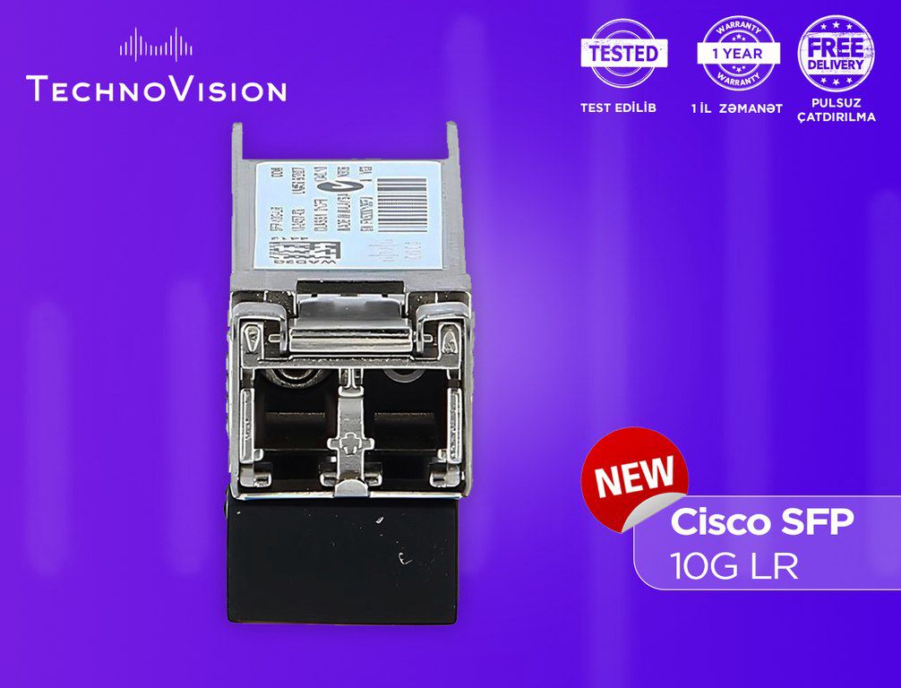 Cisco SFP 10G LR — Şəbəkə və server avadanlığı, Bakı (2)