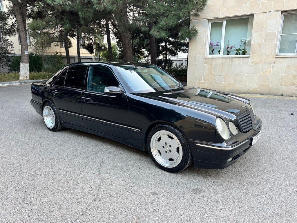 Mercedes E 220, 2.2 L, 2000 il, 340 000 km — Avtomobillər, Bakı (4)