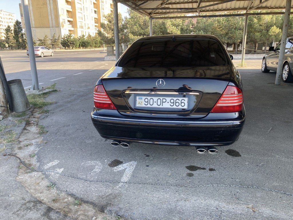 Mercedes S 350, 3.7 L, 2002 il, 388 238 km — Avtomobillər, Bakı (7)