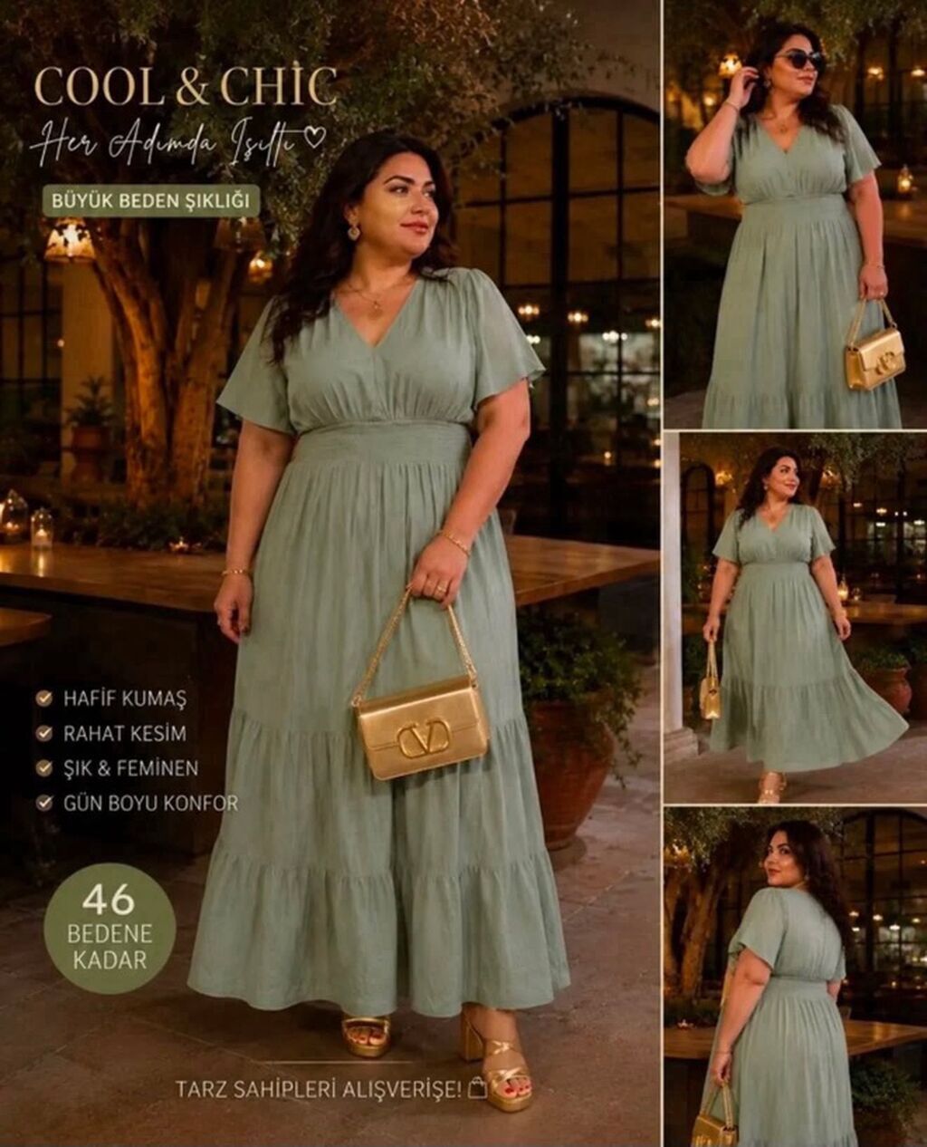 Gündəlik don, Maksi, XL, 2XL, 3XL — Gündəlik paltarlar, Bakı (3)