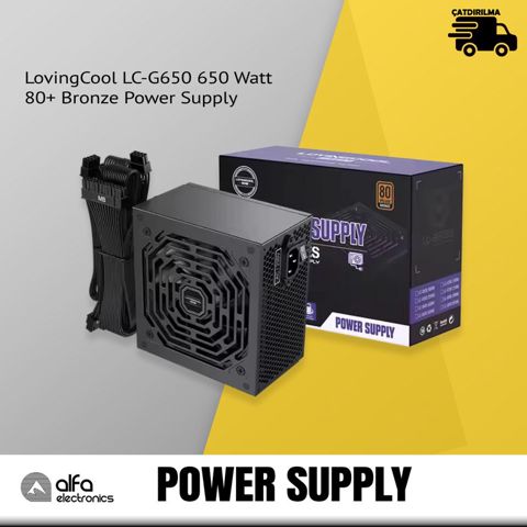 Qida bloku "LovingCool LC-G650 650 Watt 80+" — Bakı