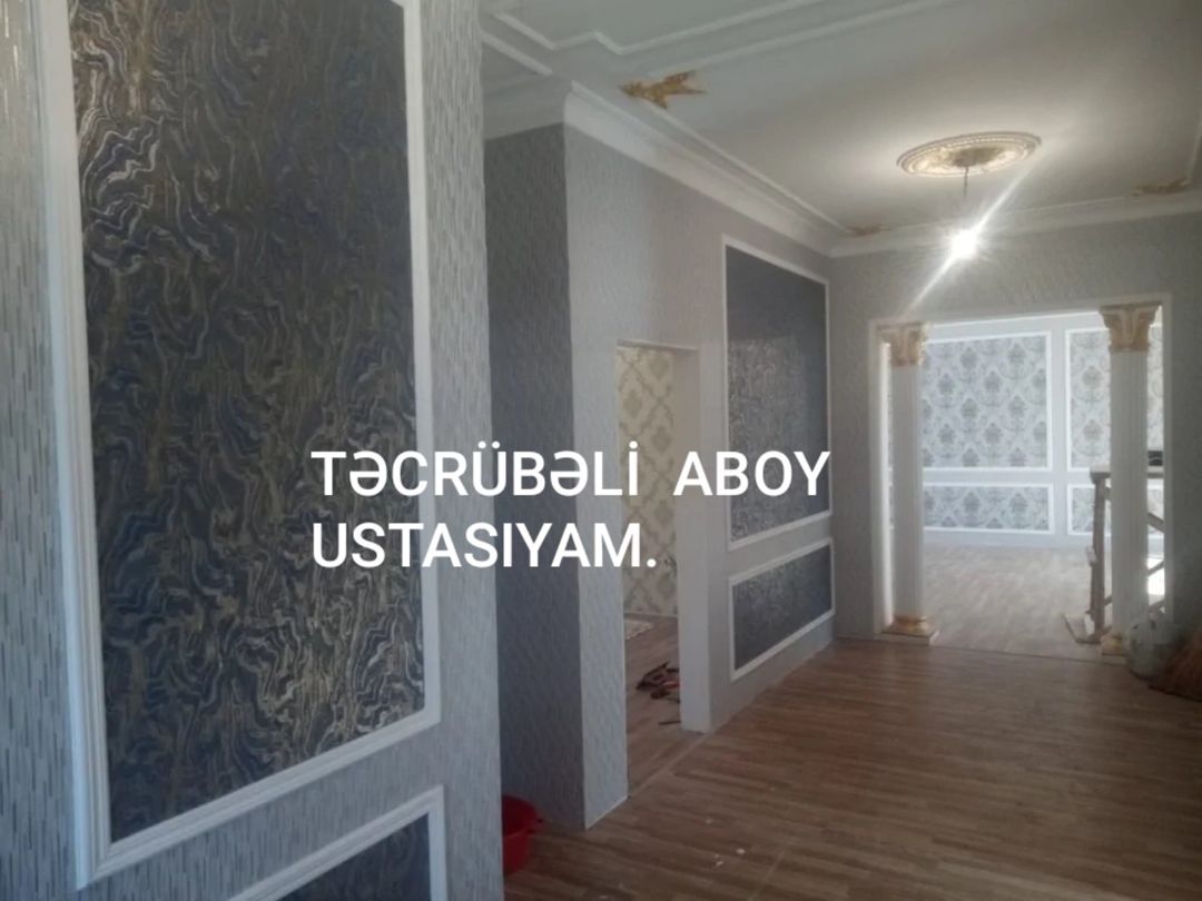 Divar kağızı ustası — Təmir və inşaat, Bakı (10)