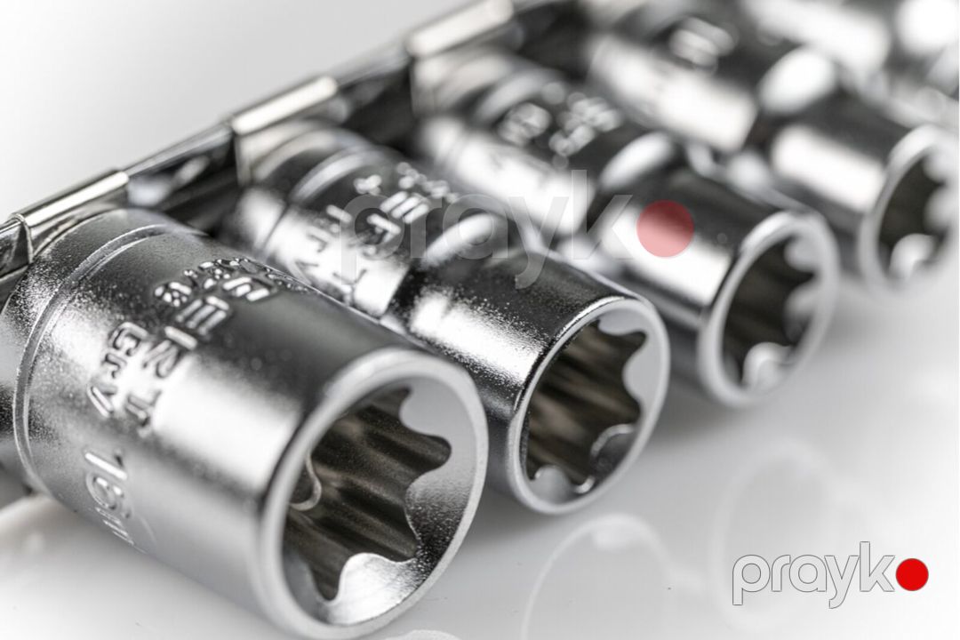 Torx uclu başlıqlar dəsti 1/4”, 3/8”, 9 ədəd Högert HT1A884 — Təmir və inşaat, Bakı (3)