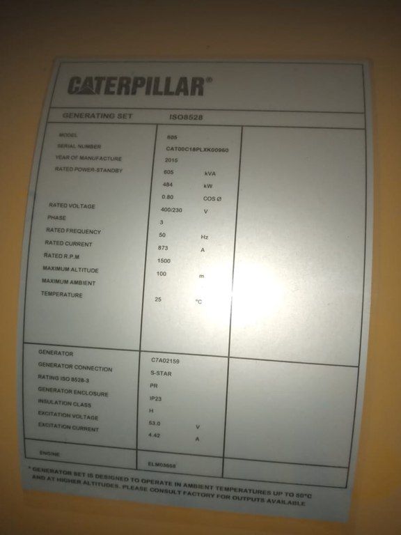 Generator "Caterpillar 605 kva" icarəsi — Avadanlıq icarəsi, Bakı (3)