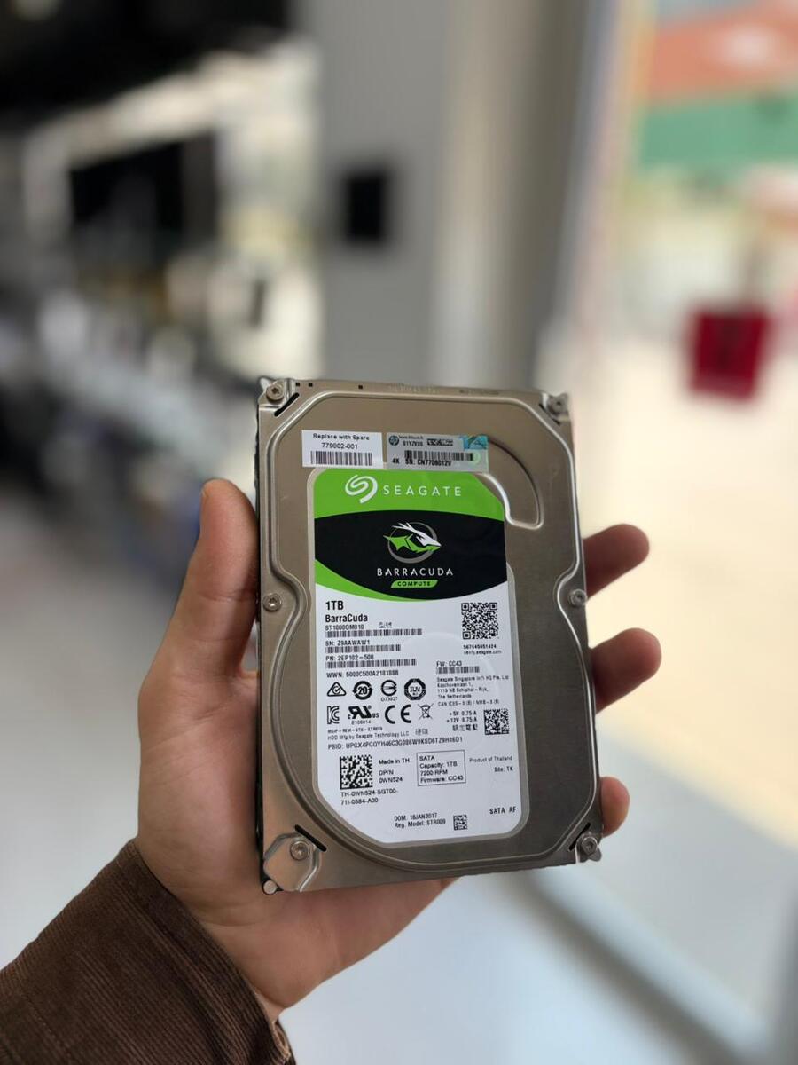HDD, Seagate BarraCuda 1TB — Kompüterlər və noutbuklar, Bakı (2)