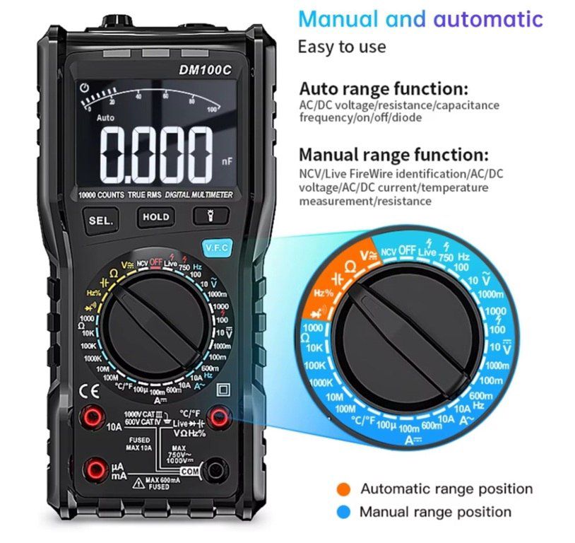 Multimeter "Mestek DM-100C" — Təmir və inşaat, Bakı (6)
