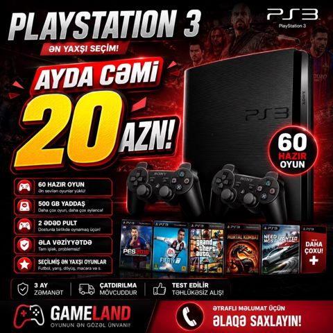 Sony Playstation 3 Slim — Oyun konsolları