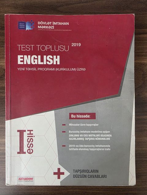Məhsul: “Test Toplusu – English (Yeni Təhsil Proqramı – Kurikulum — Bakı