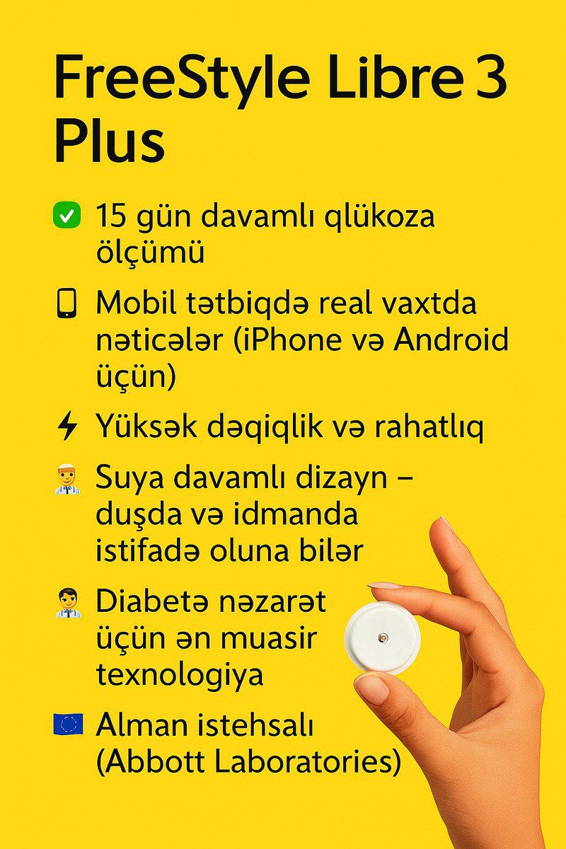 Şəkər ölçən "Freestyle libre 3 plus" — Gözəllik və səhiyyə, Bakı (3)