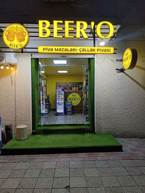 Yalnız biznes satılır pivə mağazasıdır Neftçilər metrosu yaxınlığı