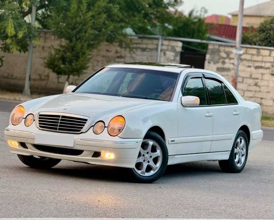 Mercedes E 220, 2.2 L, 2000 il, 395 554 km — Avtomobillər, Bakı (4)